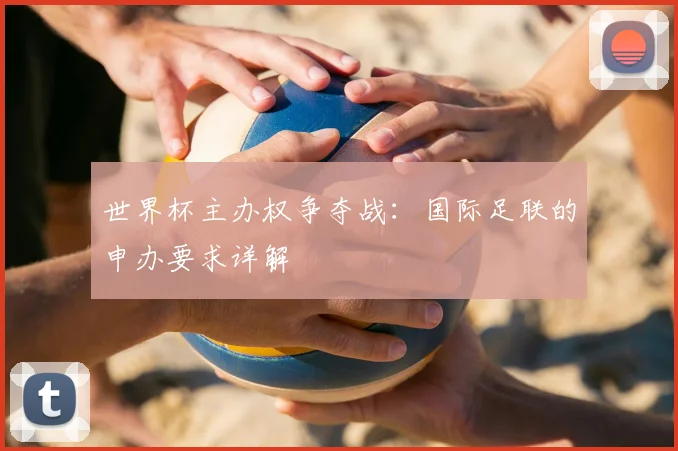 世界杯主办权争夺战:国际足联的申办要求详解